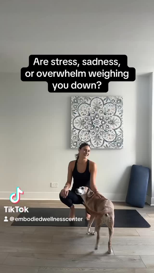 Release what no longer serves you 🧘‍♀️restorative yoga can help you release emotions that may be stored in the body.