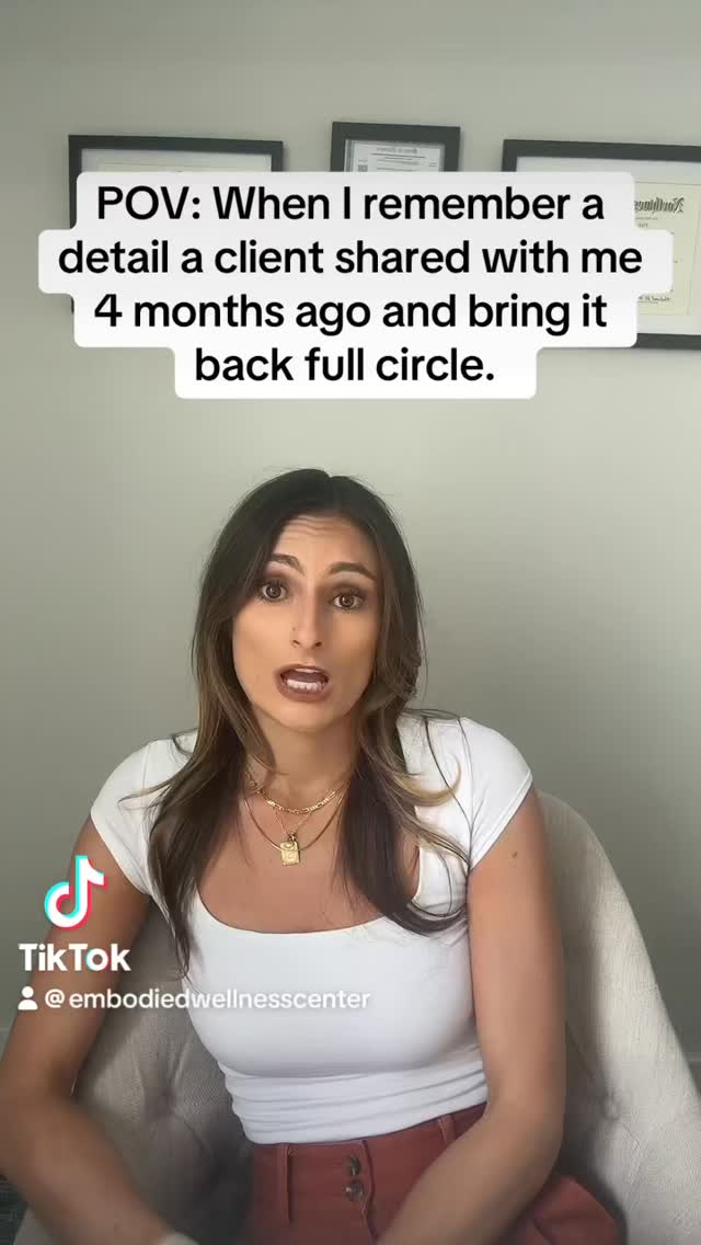 Truly the best feeling as a therapist