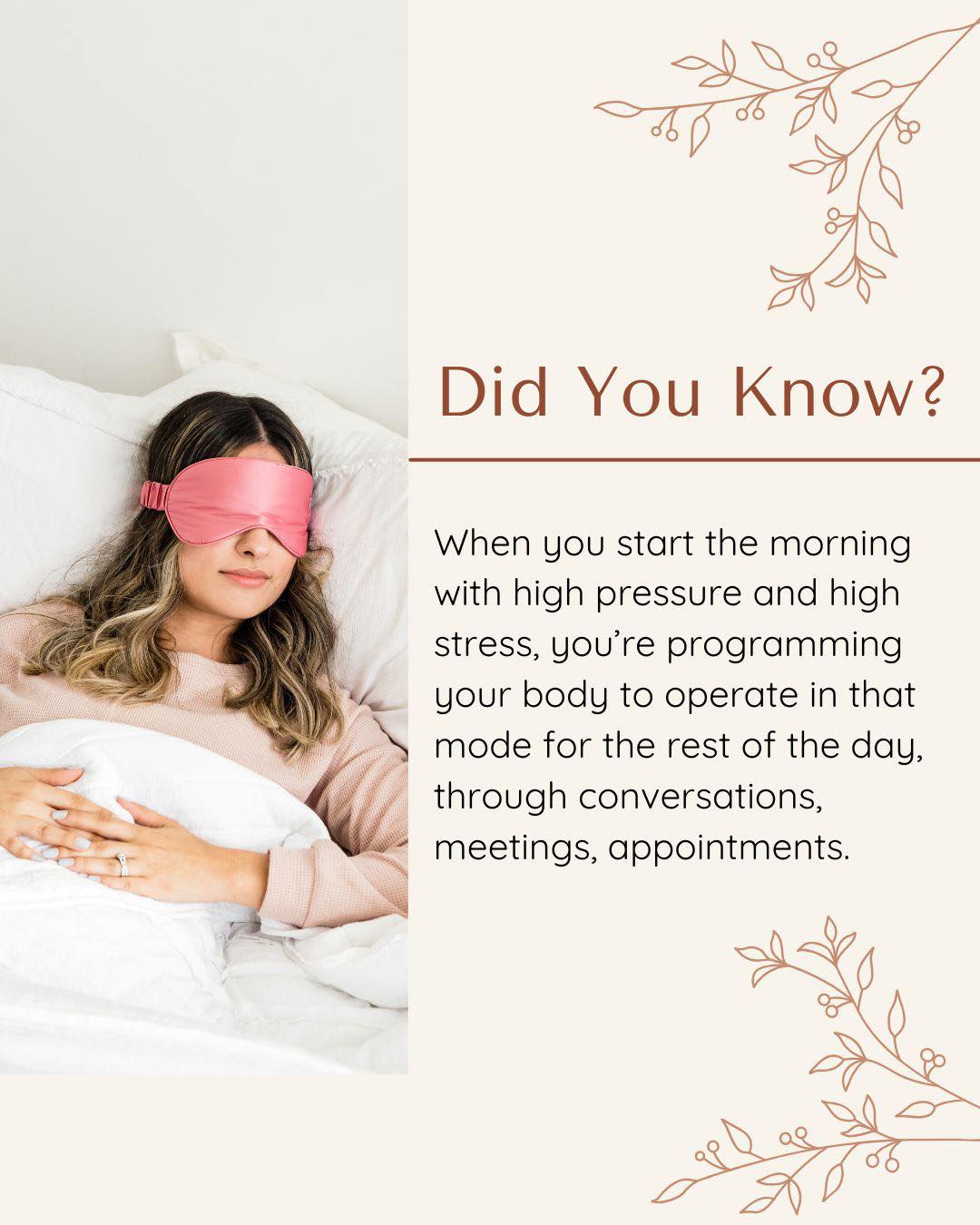 Starting your day in stress mode can shape everything that follows: your tone in meetings, your patience with loved ones, even how you hold your body. What if you gave yourself just five minutes in the morning to pause, breathe, and reset before the chaos takes over?�.�.�.�#embodiedwellnesscenter #chicagotherapist #chicago #mentalhealth #mentalhealthmatters #chicagogram #therapist #anxiety #therapistsofinstagram #chicagowellness #holistictherapist #mentalhealththerapist #therapistsofig #nervoussystemregulation #morningroutine #mentalwellness #stressawareness #somatictherapy #mindbodyconnection #anxietyrelief #selfregulation #traumainformed #mindfulstart #holisticmentalhealth #emotionalwellness #therapytools #selfcareeveryday #groundingpractices